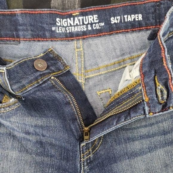 Levi's S47 Taper Unisex Boys Girls Jeans Denim Size 14 Regular - Picture 3 of 8